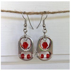 Fun and Funky🎉Soda Pop Tab Earrings, Handcrafted